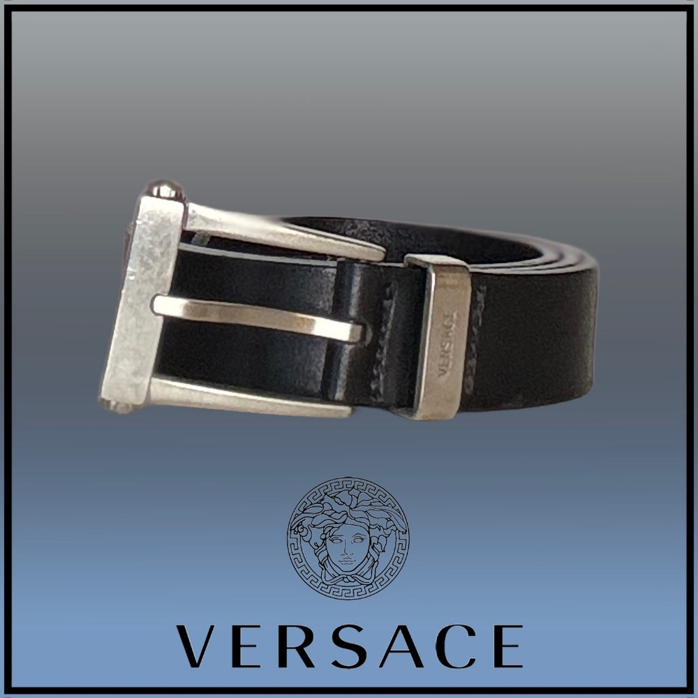 Versace leather belt